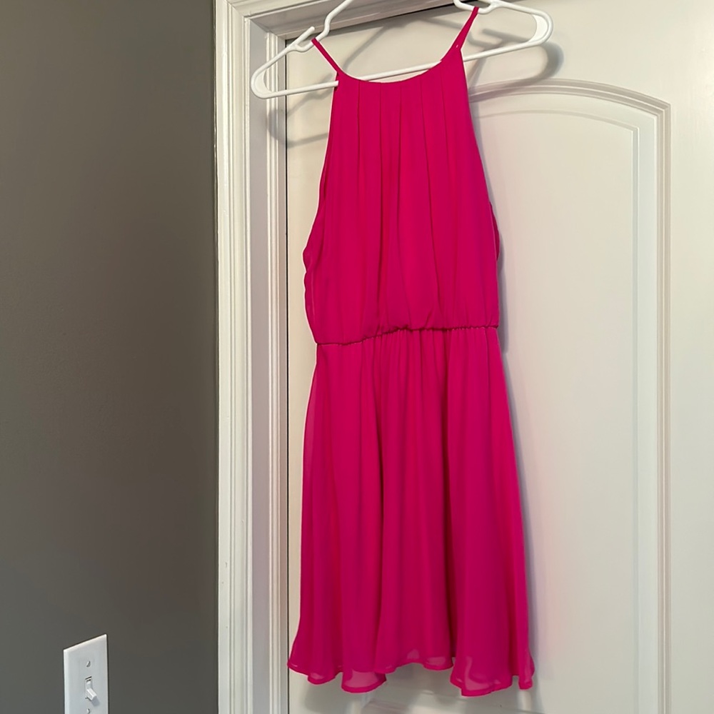 Pink formal dress